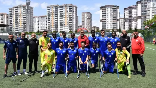 Şahinbey Belediye Spor, Ampute Futbol Ligi'nde 7-1 ile Galip Gelerek Şampiyonluğa Yaklaşıyor