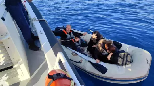 Bodrum Açıklarında 4 Düzensiz Göçmen Yakalandı