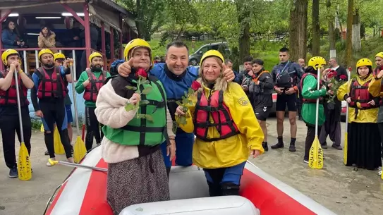 Annelere Rafting Sürprizi