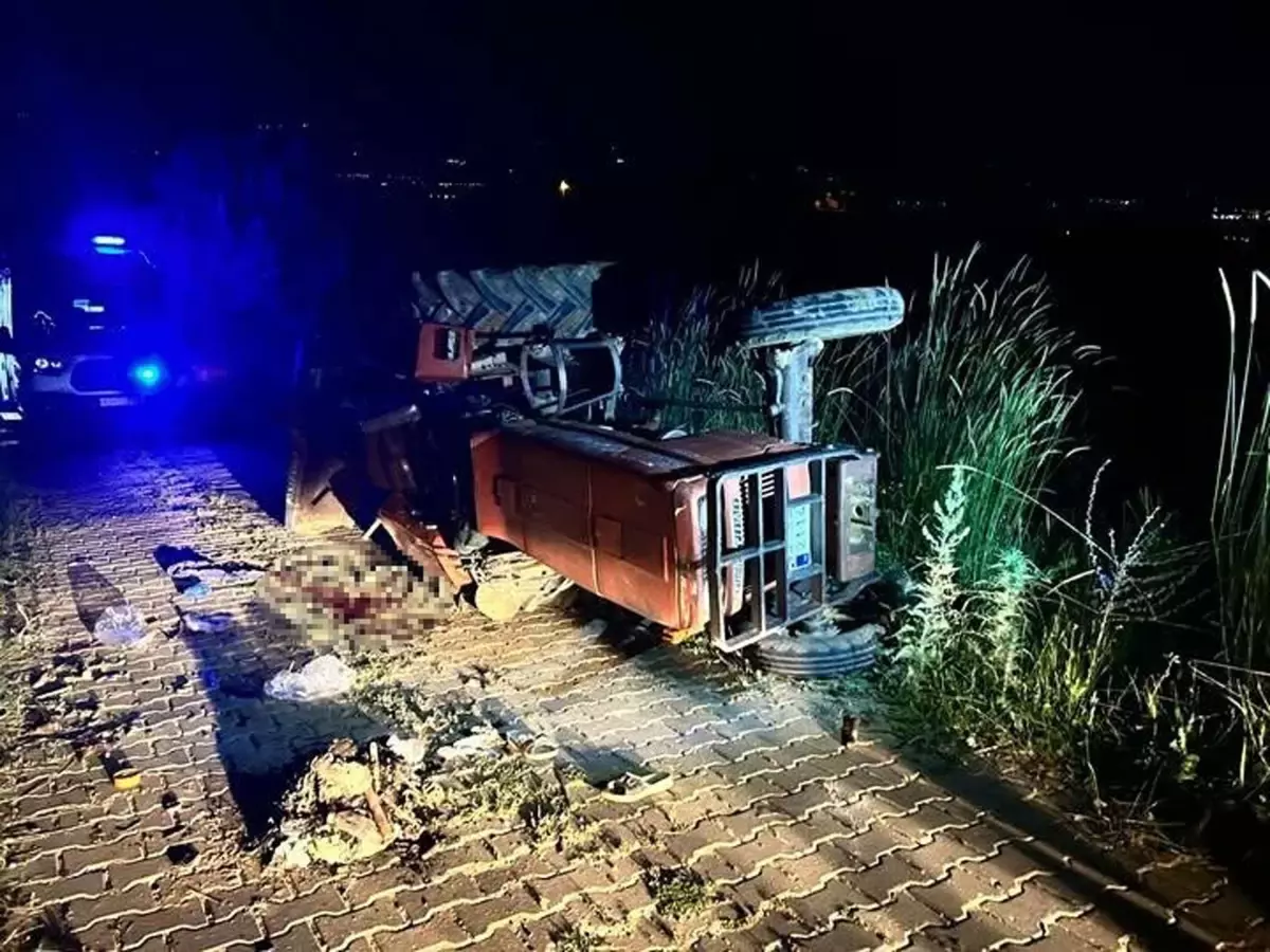 Manisa'da Traktör Kazasında Bir Kişi Hayatını Kaybetti