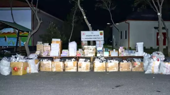 Aksaray'da Kaçak Ürün Operasyonu