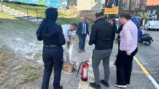 Bandırma'da Yangın Tatbikatı