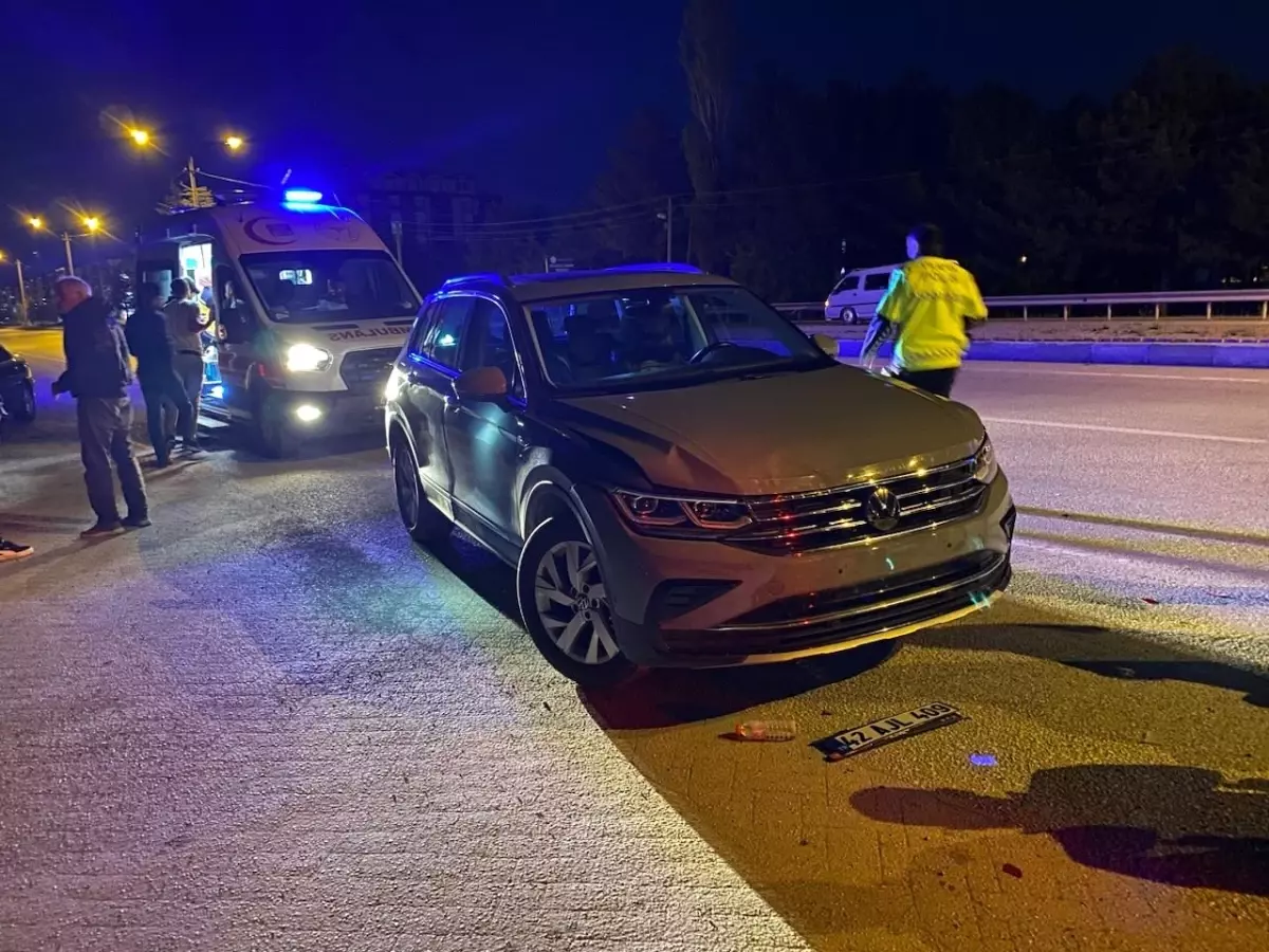Konya'da Trafik Kazası: 1 Yaralı