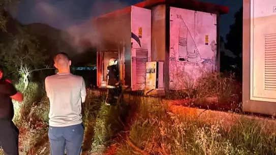 Gazipaşa'da Trafoda Yangın