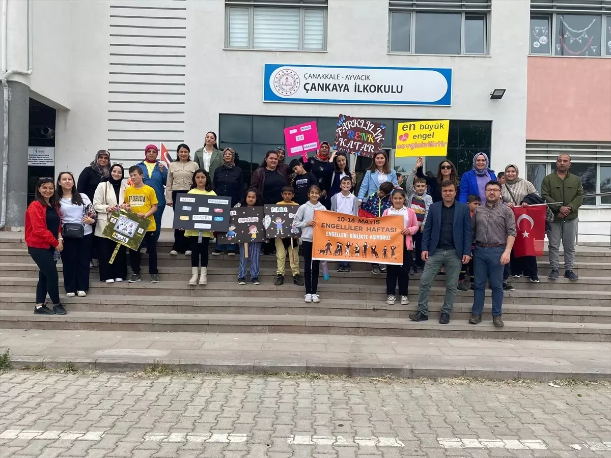 Ayvacık'ta Engelliler Haftası Farkındalık Yürüyüşü