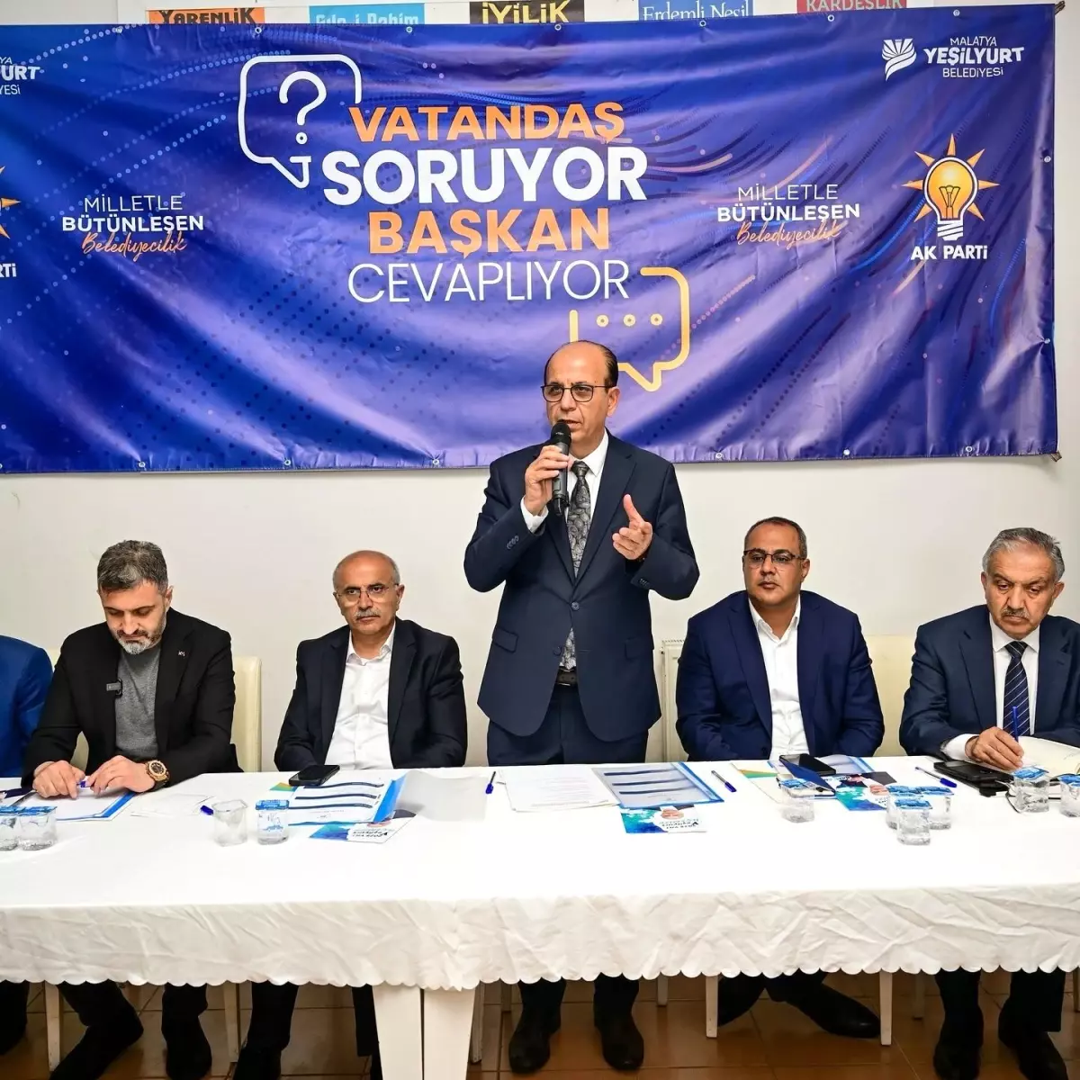 Malatya'da Başkanlar, Tecde Mahallesi'nde Vatandaşlarla Buluştu
