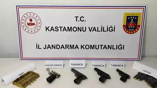Kastamonu'da Kaçak Silah Operasyonu