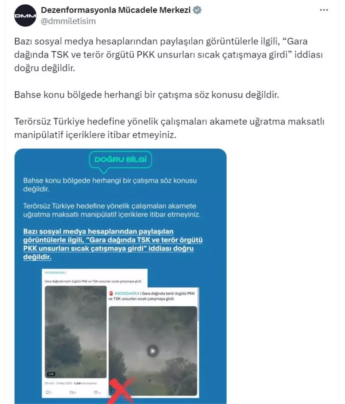 Gara'da Çatışma İddiası Yalanlandı