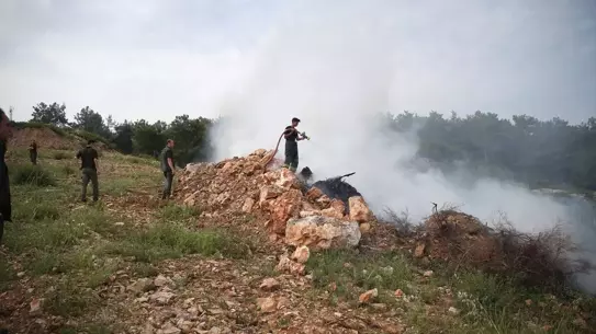 Alanya'da Yangın Çıktı, Bir Kişi Gözaltında