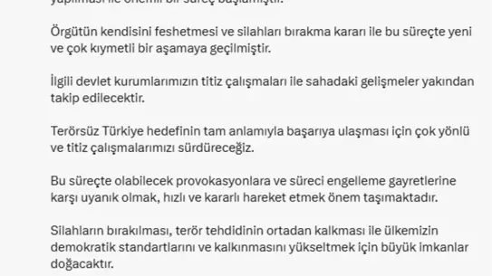 Terörsüz Türkiye hedefi için yeni aşama