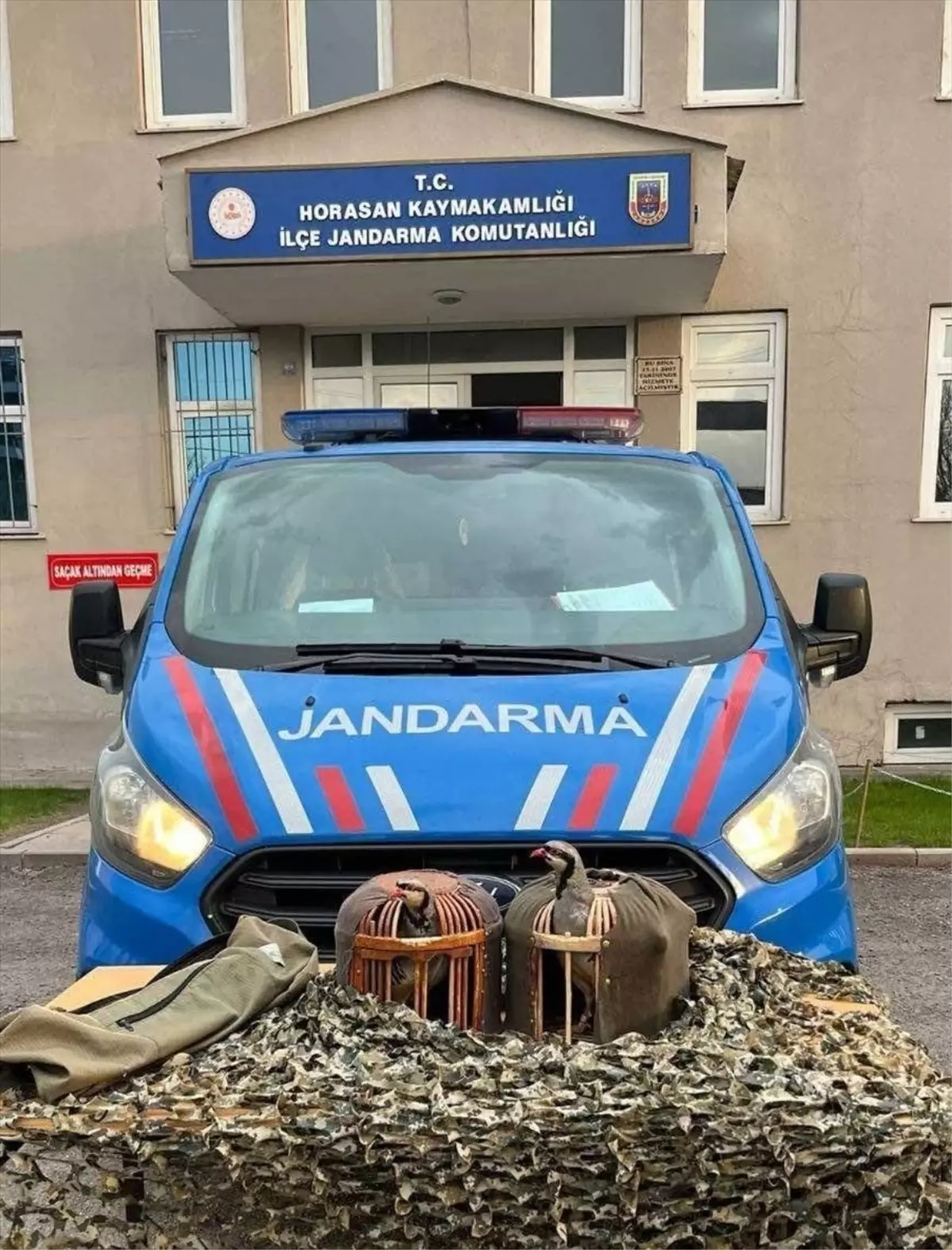 Erzurum'da Kaçak Avcıya 13.500 Lira Ceza