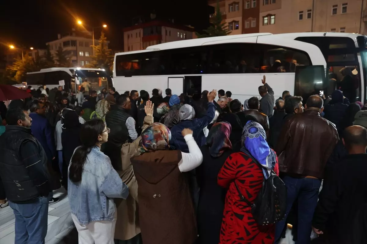 Nevşehir'den 245 Hacı Adayı Uğurlandı