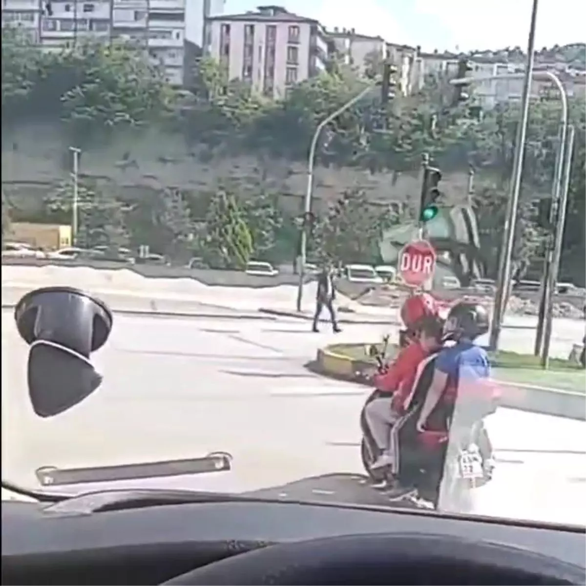 Karabük'te Tehlikeli Motosiklet Yolculuğu
