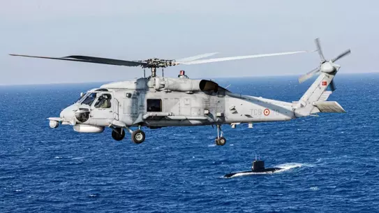 SH-70 Helikopteri Acil İniş Yaptı