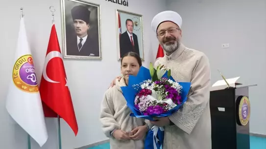 Ali Erbaş'tan Ordu Valisi'ne Ziyaret
