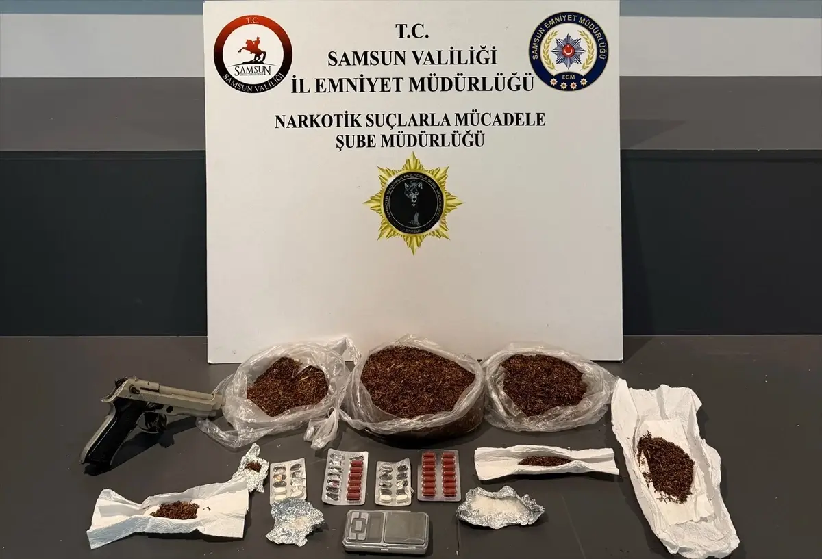 Samsun'da Uyuşturucu Operasyonu: 2 Gözaltı