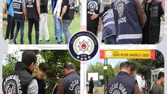 Elazığ'da 223 Okul Önü Denetlendi