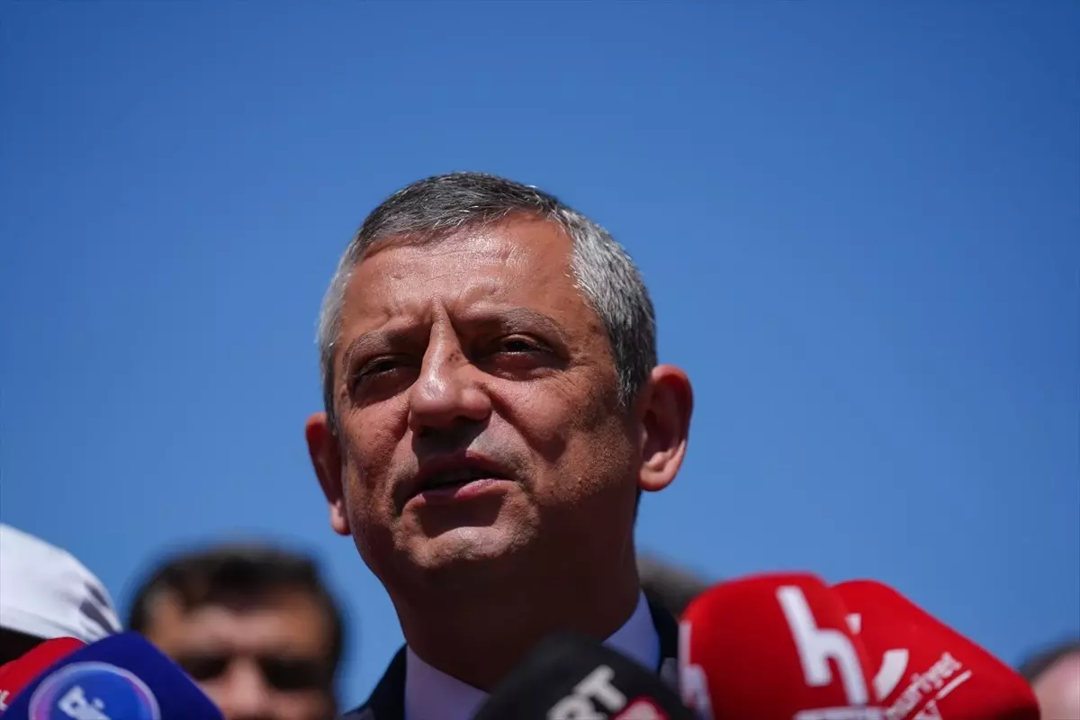 CHP Genel Başkanı Özel, Manisa'da konuştu Açıklaması