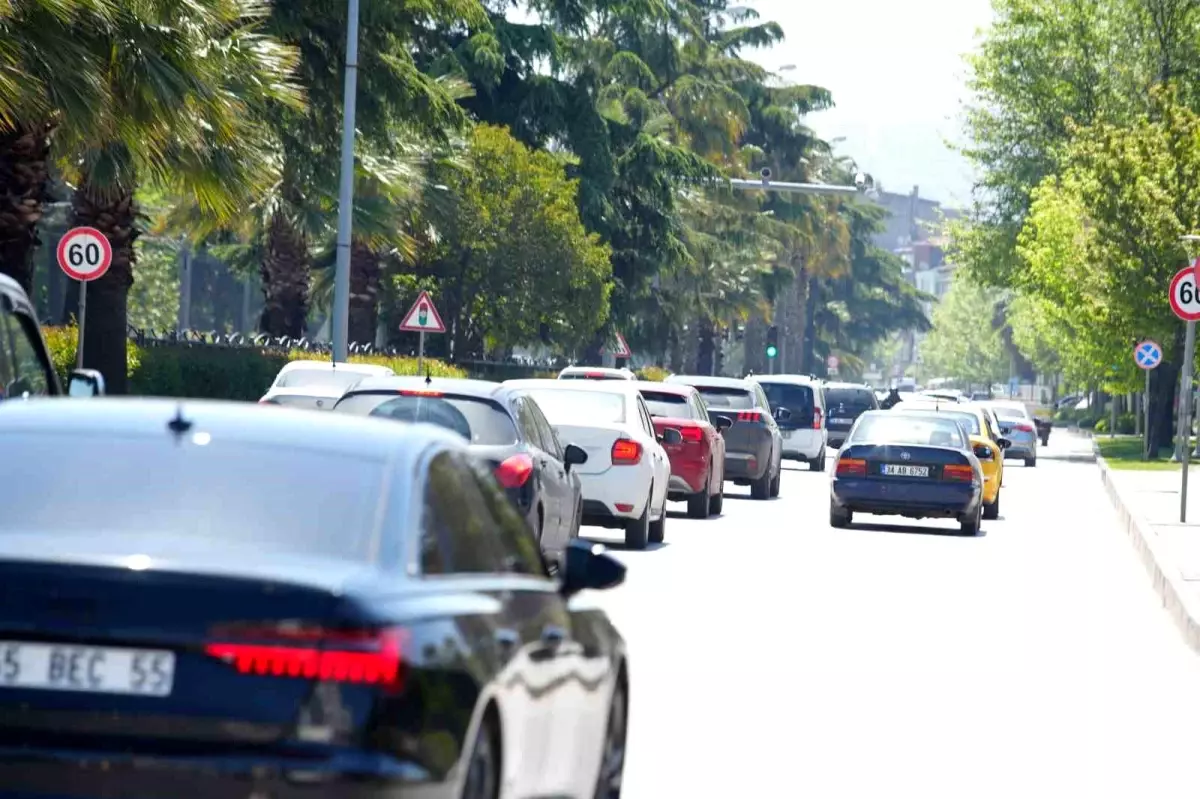 Samsun'da Trafiğe Kayıtlı Araç Sayısı 508 Bin 377'ye Ulaştı