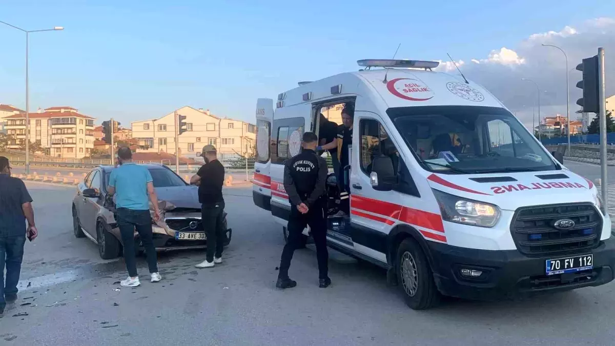 Karaman'da Otomobil Kazası: 1 Yaralı
