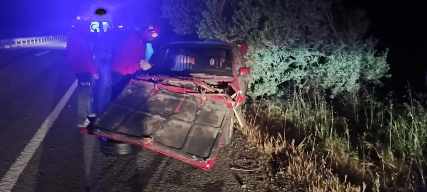 Havran'da Otomobil Devrildi: 4 Yaralı