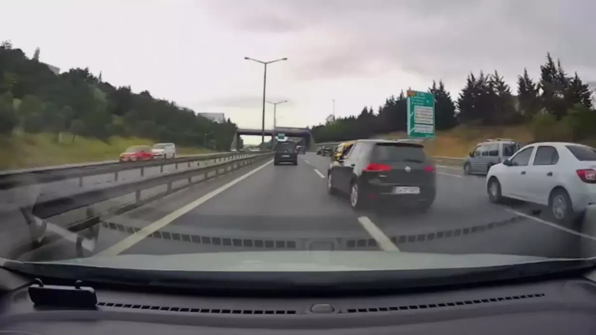 TEM Otoyolu'nda Zincirleme Kaza