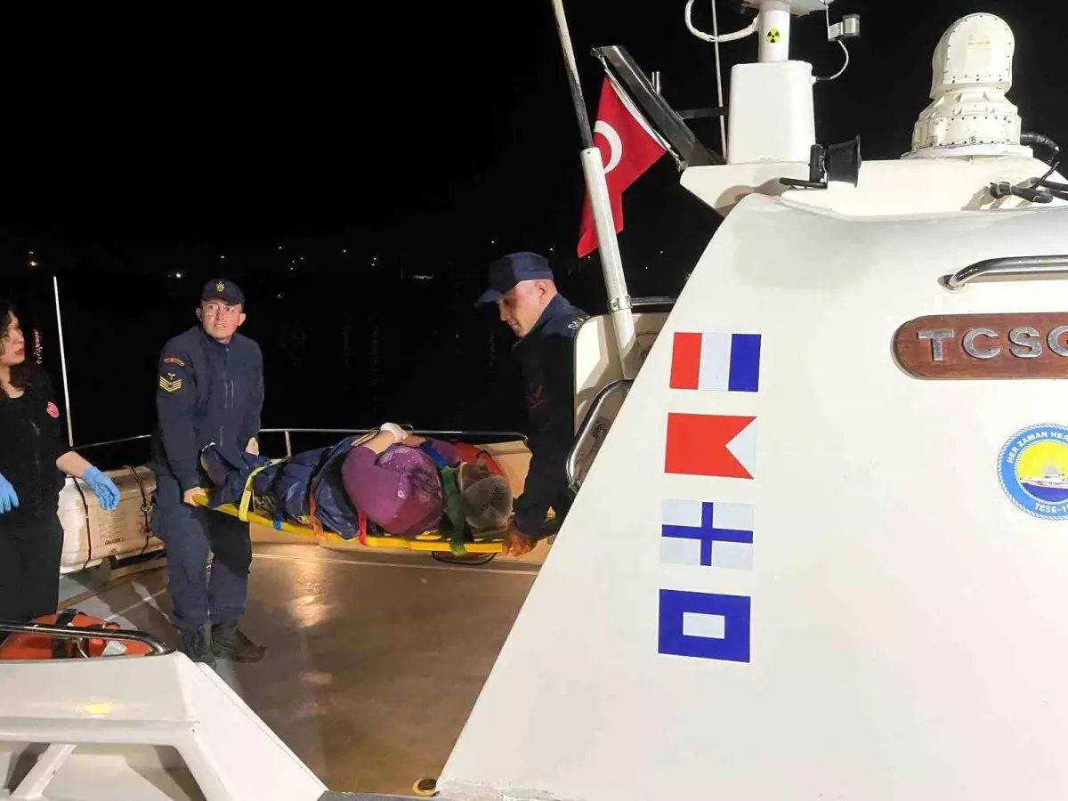 Çanakkale'de İki Hasta Tıbbi Tahliye Edildi