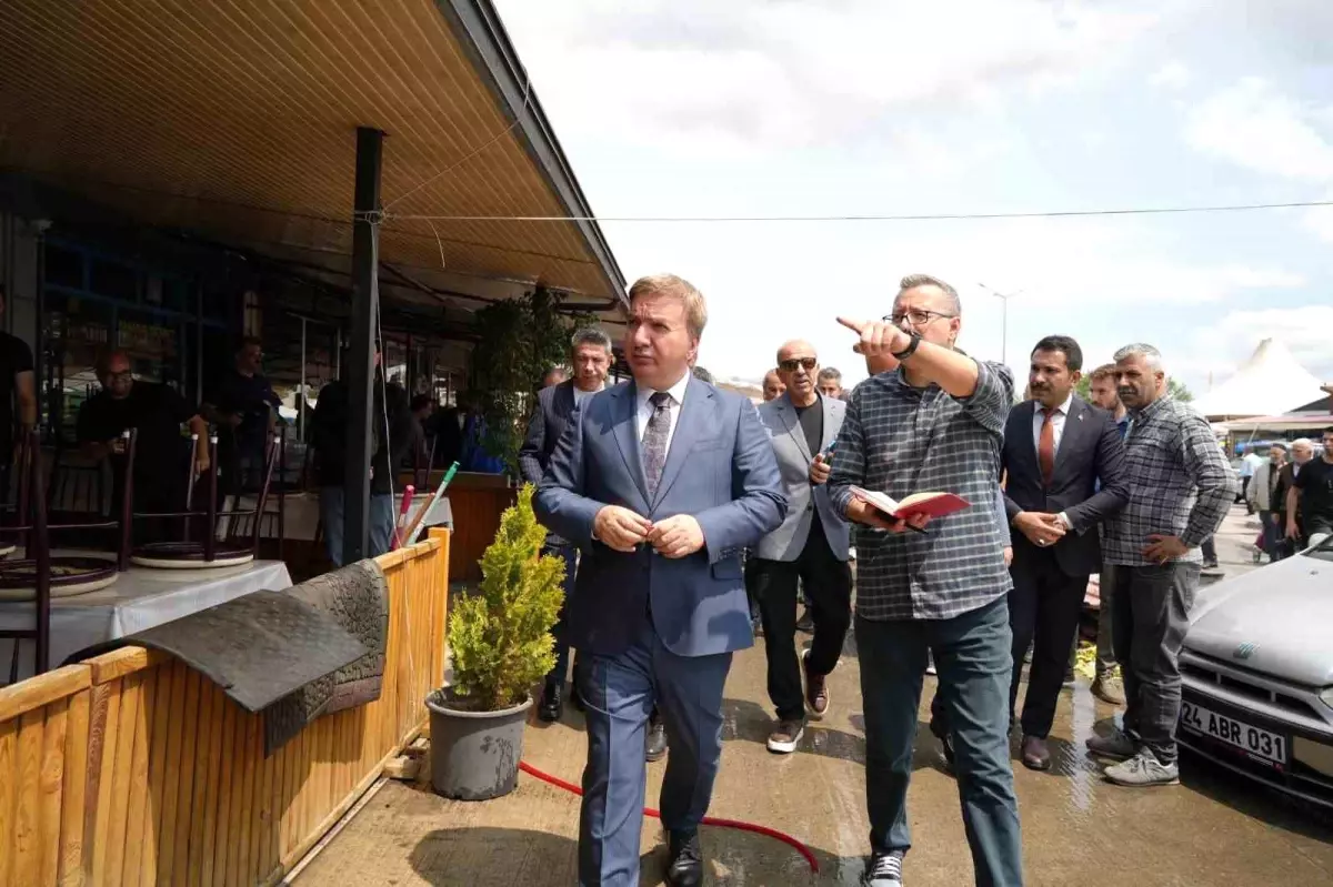 Erzincan'daki Yangın Sonrası Zarar Tespiti Yapıldı