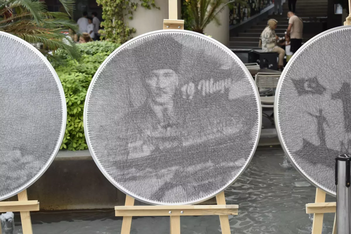 Konyaaltı'nda String Art Sergisi