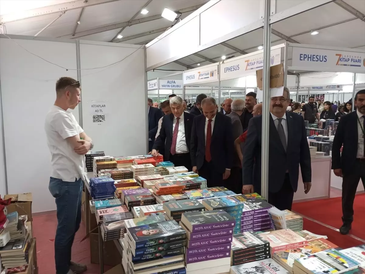 Çarşamba Kitap Fuarı Açıldı