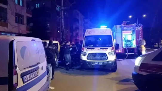 Çorum'da 4. katta yangın paniği