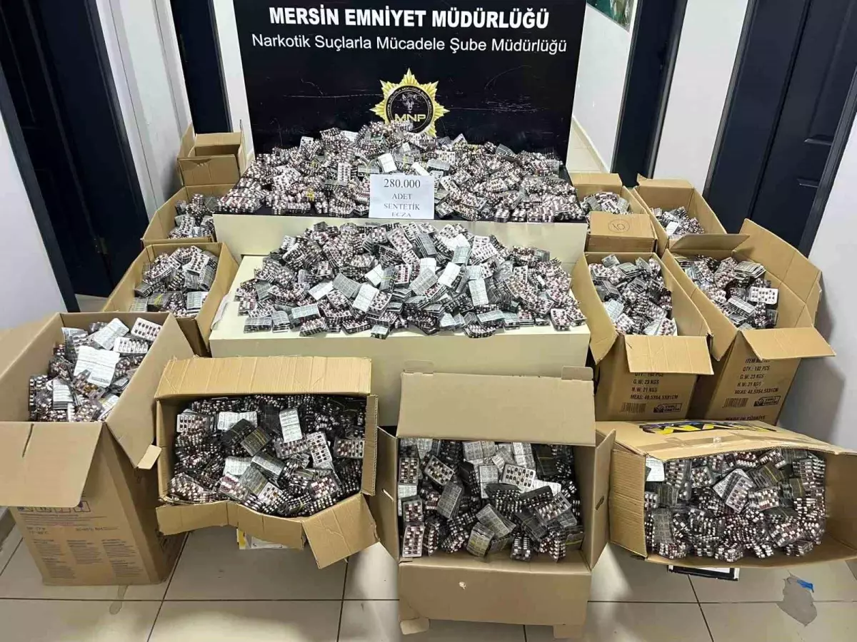 Mersin'de Uyuşturucu Operasyonu
