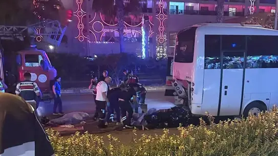 Alanya'da motosiklet kazası: 2 ölü