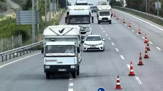 Mersin'de Dronlu Trafik Denetimi