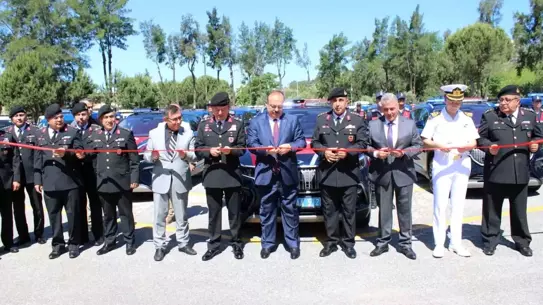 Aydın'da jandarma filosuna 52 yeni araç katıldı