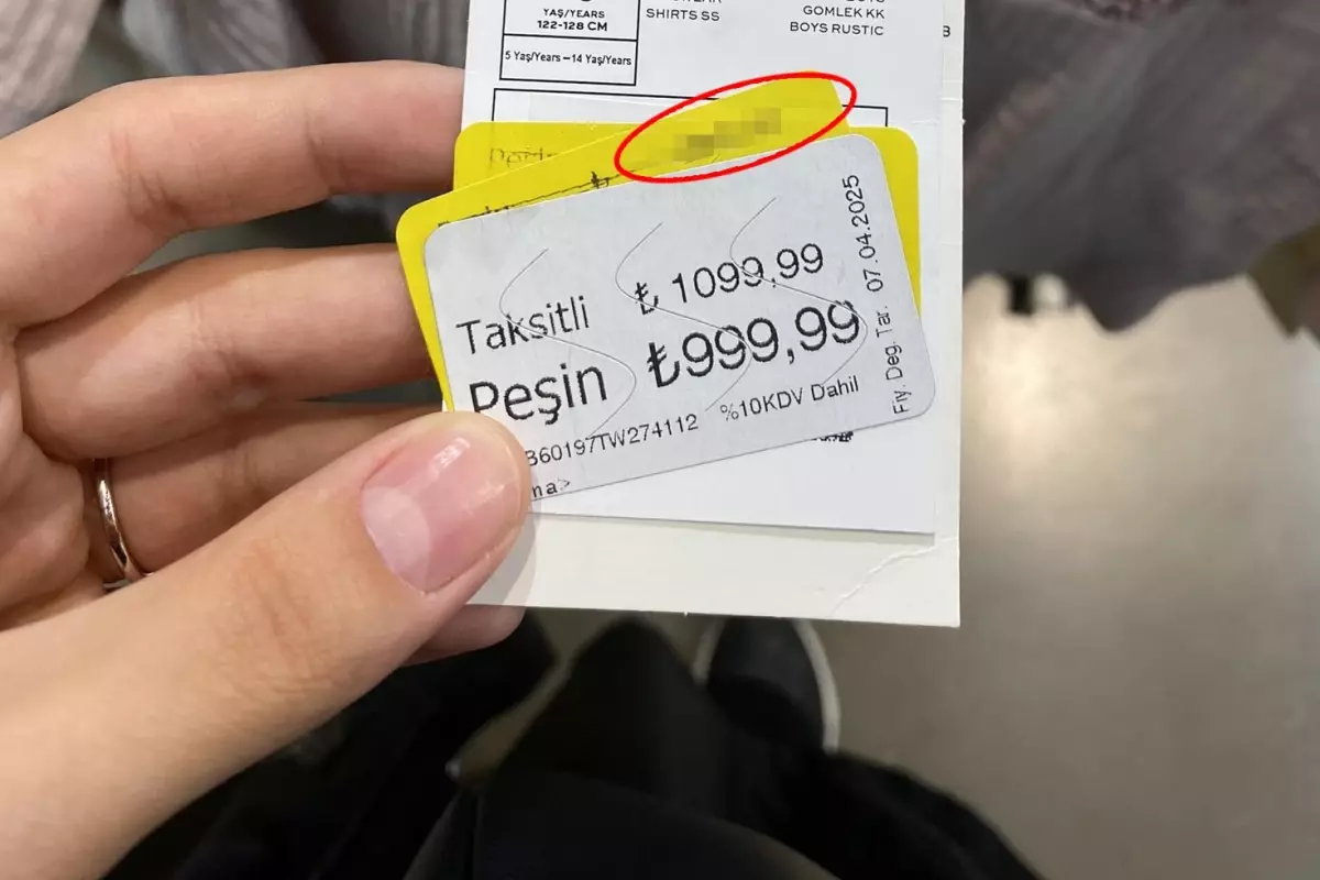 Vatandaş, mağazadaki etiket oyununu böyle ifşa etti: Resmen dolandırıcılık