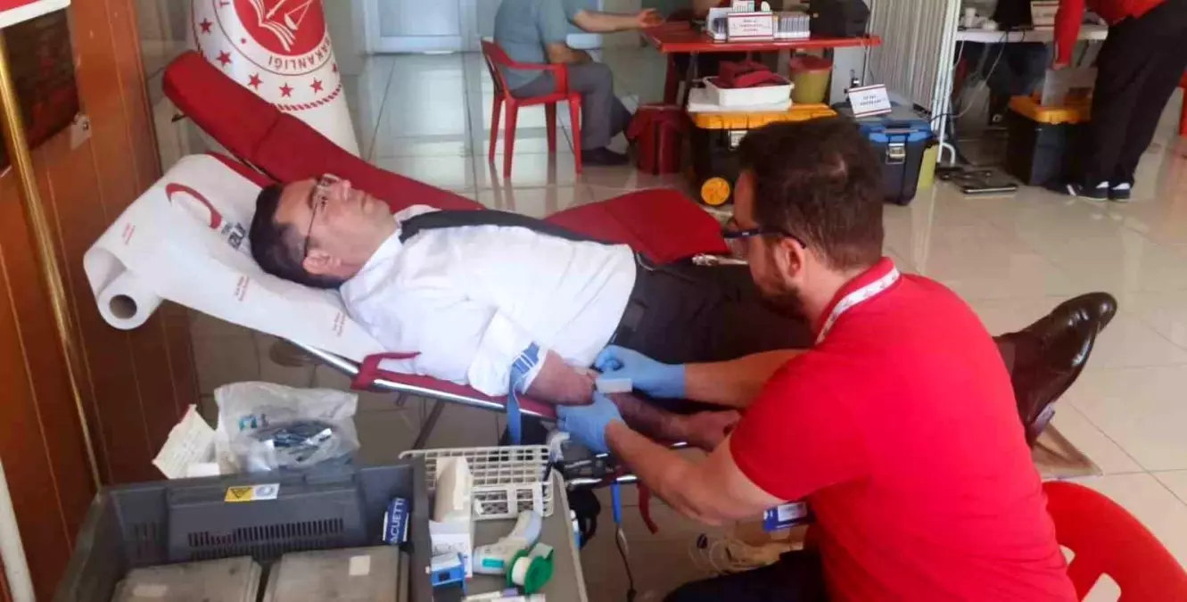 Başsavcı Sarıca'dan Kan Bağışı