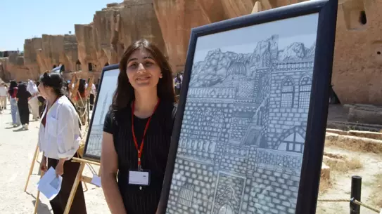 Dara Antik Kent'te Resim Sergisi Açıldı