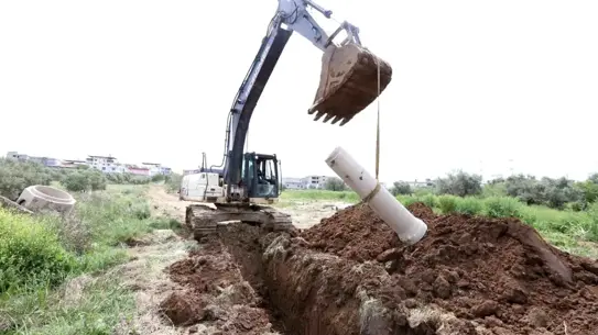 Hatay'da Yeni Atık Su Şebekesi İnşası Tamamlandı