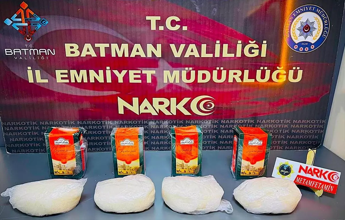 Batman'da Otobüste Uyuşturucu Ele Geçirildi