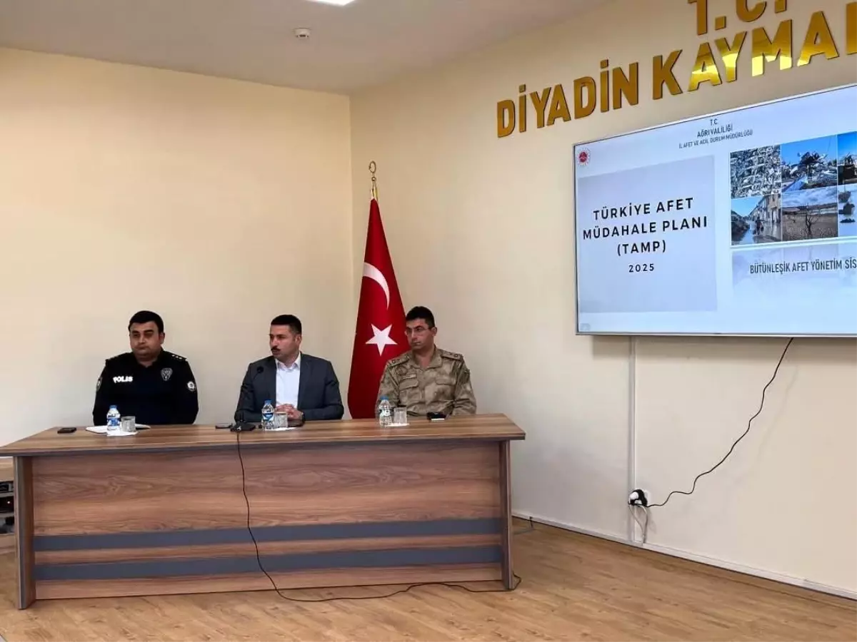 Diyadin'de Afet Müdahale Toplantısı