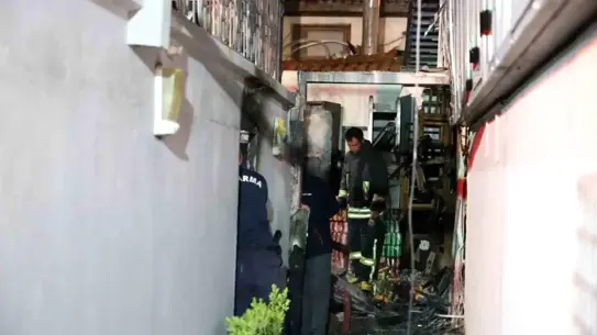 Muğla'da Restoran Mutfakında Yangın Çıktı