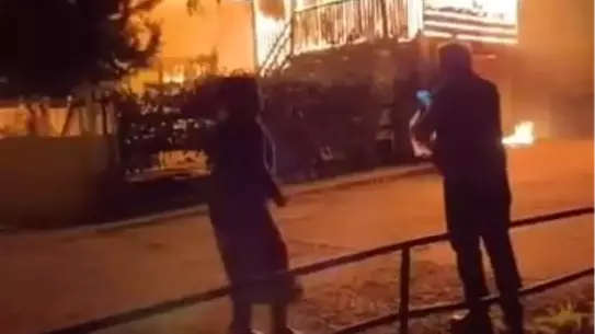 Karabük'te Garajda Yangın