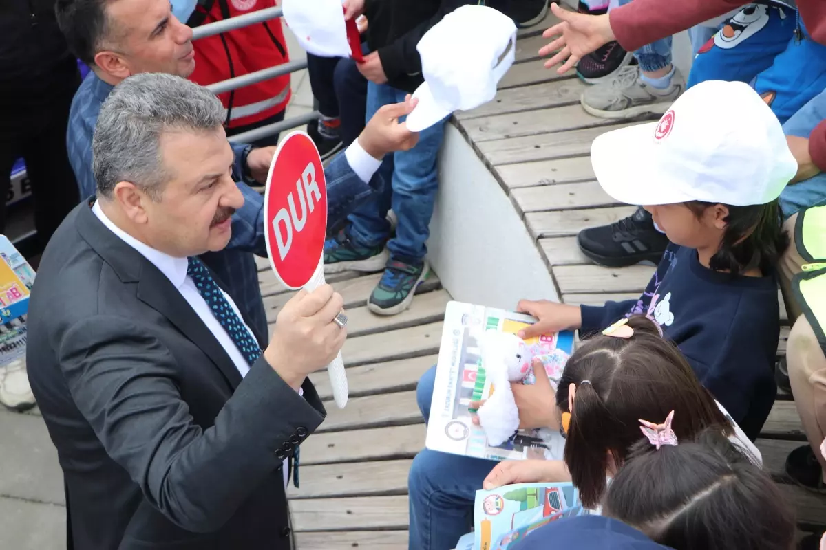 Erzurum'da Çocuklara Trafik Eğitimi