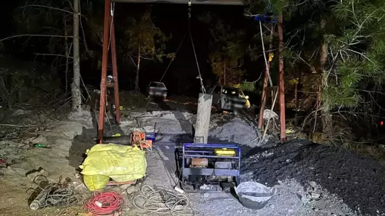 Gaziantep'te Kaçak Krom Madeni Operasyonu
