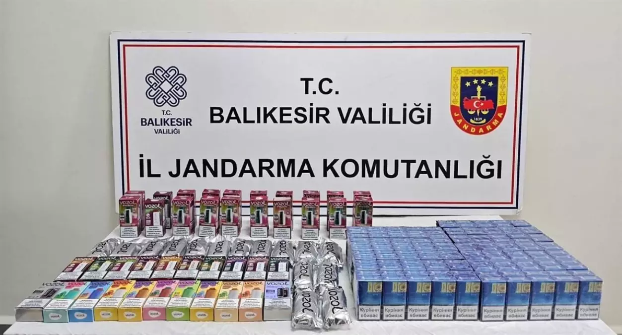 Balıkesir'de Kaçakçılık Operasyonu