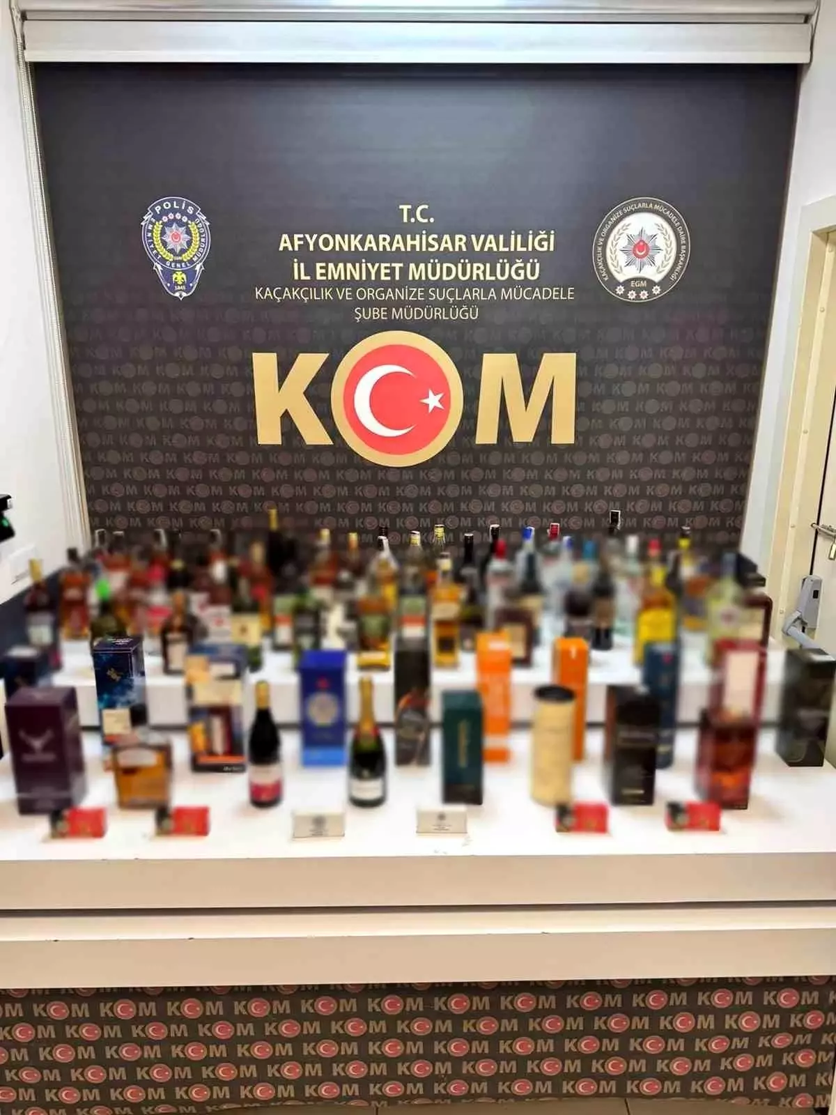 Afyonkarahisar'da Kaçak İçki Baskını