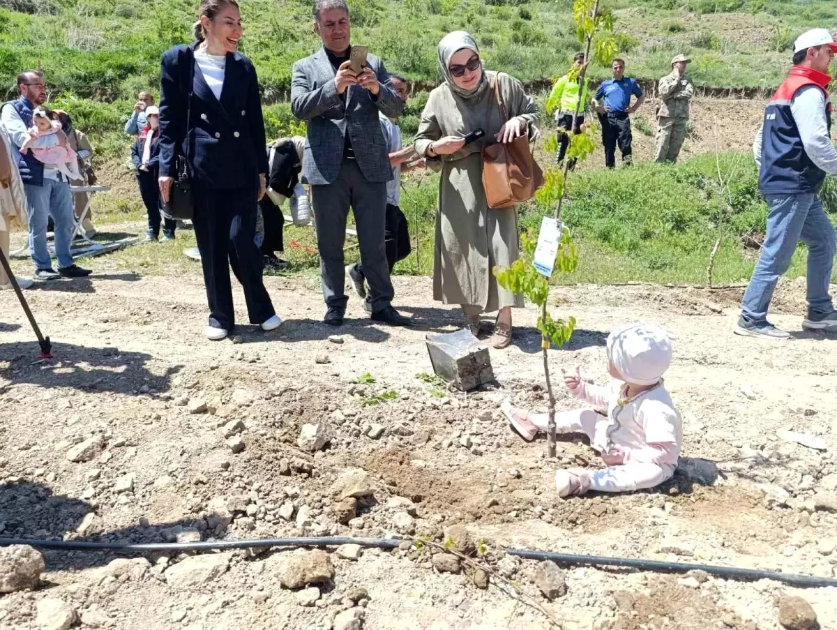 Tortum'da 'Yeni Doğan Bebekler Hatıra Ormanı' Etkinliği Düzenlendi