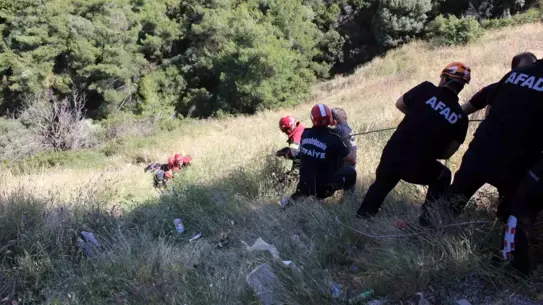 Aydın'da Motosiklet Kazası: Yaralı Uçurumdan Kurtarıldı