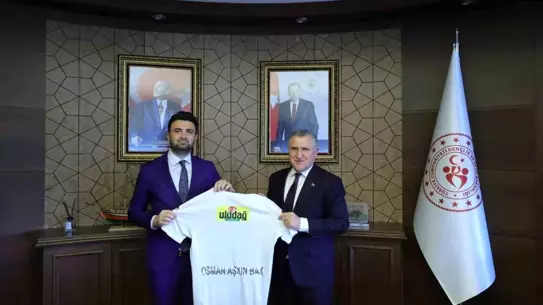 Bursaspor'dan Bakan Bak'a Teşekkür